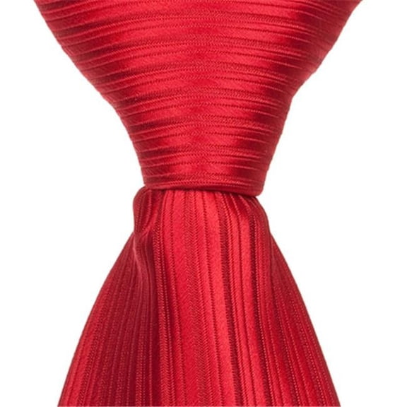 Matching Tie Guy 2653 R6 - 9.5 in. Zipper Necktie - Red- 6 to 18 Month