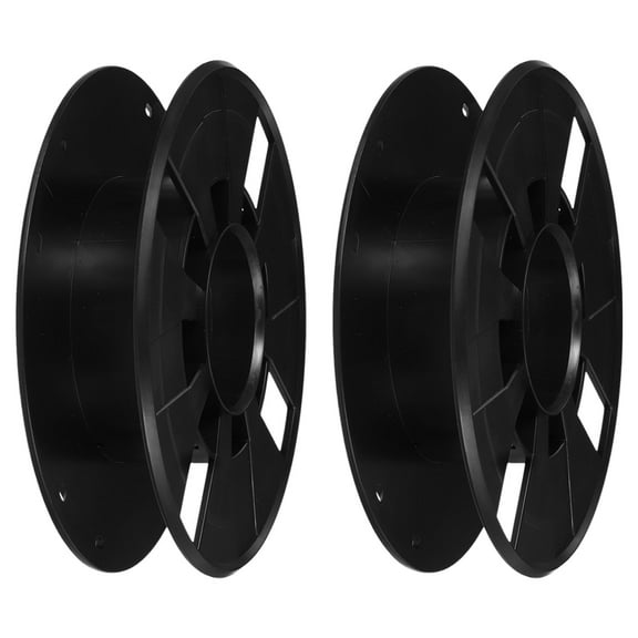 2pcs 3d Printing Spool Winding Reel Small Wire Organizer Printer Parts Accessories Cord Winding Spool Printer Accessories For Cable Storage Black
