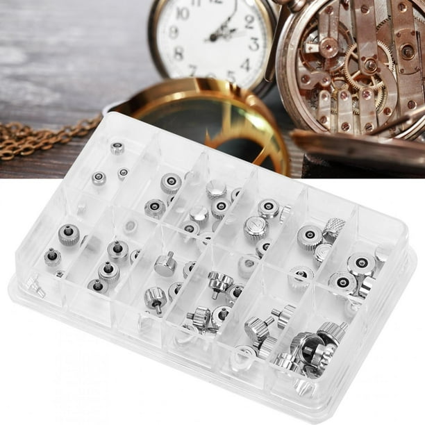 Herramienta de reparación de relojes corona de reloj de acero inoxidable práctica y duradera reparación de relojes trabajadores de reparación de relojes para relojeros ANGGREK Otros