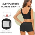 thumbnail image 2 of Slip Shorts Modal Fabric Stretch Smooth Boyshorts for Yoga Bike Short Boxer Briefs, 2 of 4