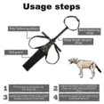 thumbnail image 2 of 2025 Dog Tail Protector, Dog Tail Guard Dog Tail Cover for Wounds Black Dog Harness, 2 of 5