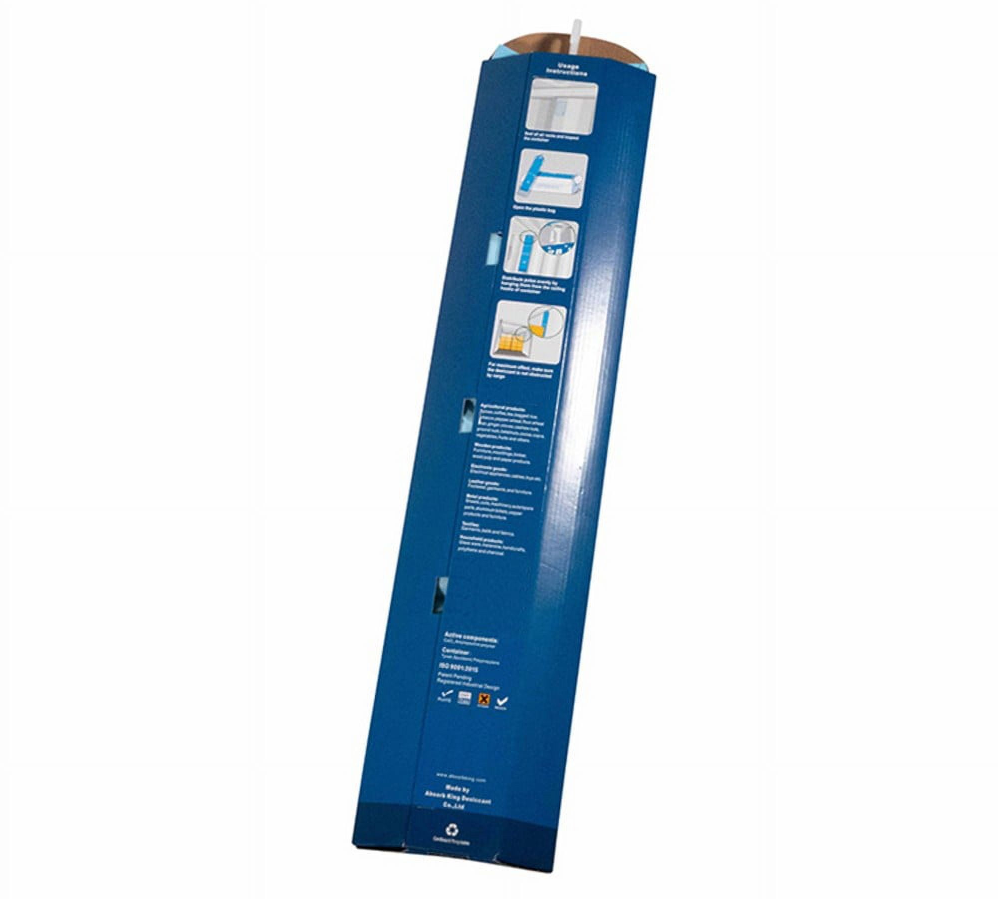 (4 Pack) Shipping Container Desiccant Strip w/ Hanger - 29"x6.5"x1.25" - Desiccant Strips for Moisture Absorption - Upto 60 Days Moisture Absorption - Top Hook for Easy Hanging inside Containers