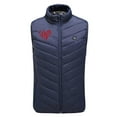 thumbnail image 4 of Chaquetas y abrigos casuales sin mangas y sin capucha, de talla grande, para hombre y mujer. Chaqueta térmica de invierno para mujer., 4 of 6