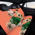 thumbnail image 4 of Invencible-theme Car Rear Seat Covers Back Elastic Flexible Car Seat Covers Decorative Fits Most Cars 120x59x76cm, 4 of 6