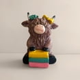 thumbnail image 5 of Handmade Highland Cow Desk Decorative Ornament, Desktop Animal Figurine Sculpture For Home Office Shelf Decor, 5 of 7