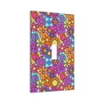 thumbnail image 2 of ZICANCN Outlet Covers Wall Plate, Abstract Groovy Floral Light Switch Cover Decorative, Duplex Toggle Combo 1-Gang, 2 of 9
