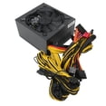 thumbnail image 1 of PC Mining Power, Intelligent Temperature Control Circuit Aluminum Alloy 2000W Mining Power Supply  for Desktop PC, 1 of 7