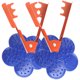 thumbnail image 1 of KAKOWELY 4 piezas de desbrozadora de hojas de espinas para rosas, herramienta para quitar rebabas y cortar hojas de tallo., 1 of 4