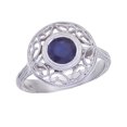 thumbnail image 1 of 14k White Gold Sapphire Filigree Ring, 1 of 1