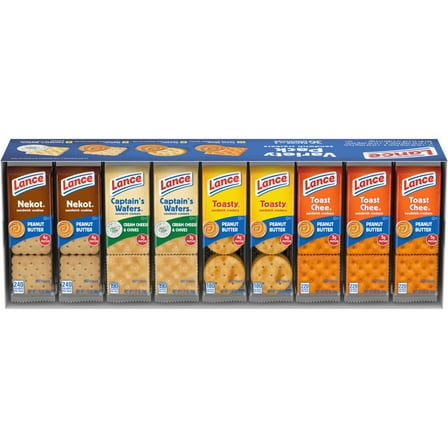 Lance Sandwich Crackers Variety Pack, 36 Ct