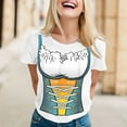 thumbnail image 2 of Beer Festival Shirt for Women Dirndl Costume Print Tops German Bavarian Oktoberfest Short Sleeve Crew Neck Tee Pullover Blouse, 2 of 5