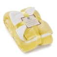 thumbnail image 1 of Manta Genteele Sherpa Super Soft 150 x 200 cm, color amarillo, 1 of 6