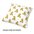 thumbnail image 3 of Throw Pillow Covers, Car Capybaras Soft Square Pillow Cases with Invisible Zipper for Couch Bed Sofa, Farmhouse Fall Home Decor 20"x20", 3 of 7