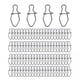 thumbnail image 1 of 2x100 Uds Broches De Pesca Cierre De Alta Resistencia Giratorio Para Agua Dulce Agua Salada 9mm, 1 of 8