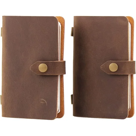 Leather Small Travel Journal Notebook Vintage Daily Journal notebook brown