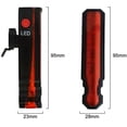 thumbnail image 5 of Luz trasera de bicicleta recargable, luces traseras LED rojas para bicicleta, 6 modos de luz, luz trasera láser para bicicleta, luz de advertencia de seguridad para ciclismo, 5 of 5