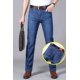thumbnail image 1 of KUBRO, pantalones vaqueros finos de verano para hombre, pantalones vaqueros rectos azules, pantalones vaqueros holgados informales para trabajo, pantalones vaqueros de pierna ancha de alta elasticida, 1 of 5