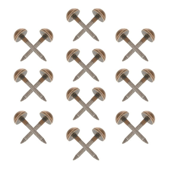 unbranded  20 Pcs Upholstery Buttons for Tufting Grip Tape Hemispherical Decorative Nails