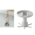 thumbnail image 2 of Porta Utensilios de Cocina Giratorio 6 Ganchos , Gray_Ceiling montaje Gray_Ceiling Mount perfecl Estante de almacenamiento de cocina, 2 of 8
