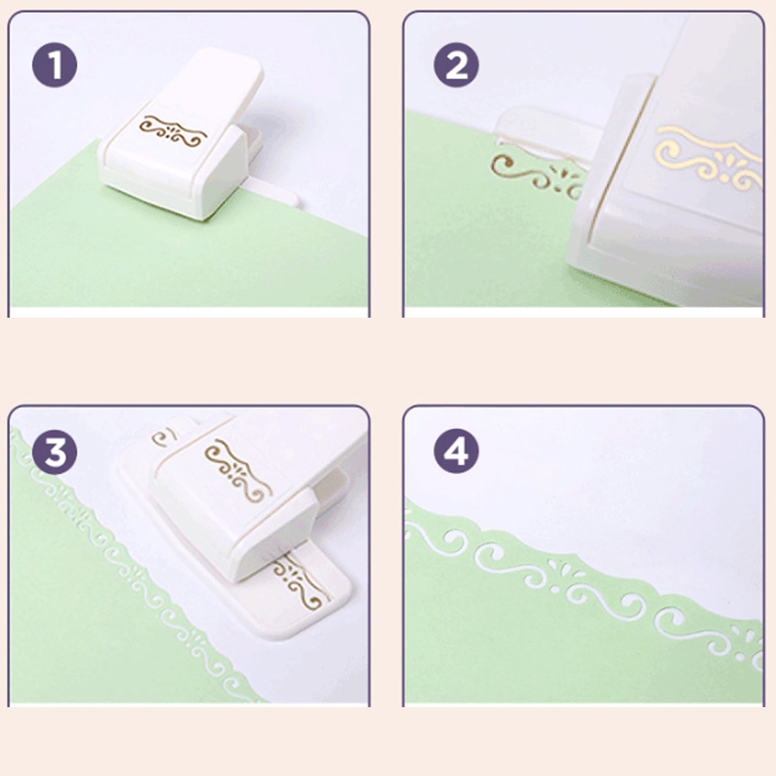 Scrapbooking Handmade Edges Device Paper Cutter Craft Hollow Out Fancy Border Punches Lace Embossing Punches Machine