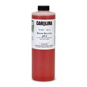 Buffer Solution, Ph 4, Color Coded, Red, Laboratory Grade, 500 Ml