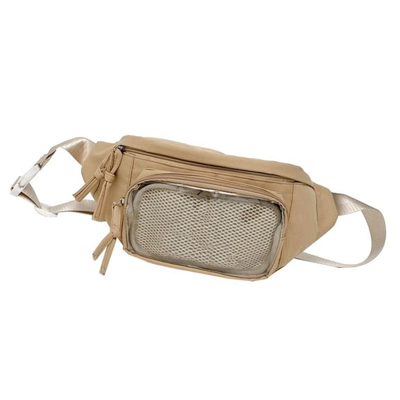 Unique Itabag Clear PVC Chest Bag For Badge Enthusiasts Crossbody Purse Women's Accessory For Daily Use