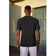 thumbnail image 4 of COOFANDY Men' T-Shirt Short Sleeve Crew Neck Textured Shirts Classic Knit Pullover Tees, 4 of 6