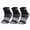 Black, variant on Weavra Compression Cycling Socks for Men Women Breathable Quick Dry Bike Socks Sweat Wicking Anti Friction Size 10-13 4 Pair