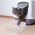thumbnail image 4 of HEANUJJ 1Pack Cat Ramp for Litter Box 30.9X21X8.4in Khaki ABS with Easy Access for Kitten, 4 of 7
