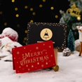 thumbnail image 2 of 3 juegos de tarjetas de felicitación de bronceado de negocios Tarjetas pequeñas de bricolaje de Navidad Invitaciones de fiesta de Navidad Deseos de vacaciones Feliz Navidad gracias conjunto de tarjeta, 2 of 4