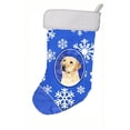 thumbnail image 1 of Carolines Treasures SC9376-CS 11 x 18 Po Flocons de Neige Hiver Labrador Bas de Noël, 1 of 2