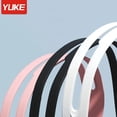 thumbnail image 3 of YUKE Lunettes de Natation Protection UV Anti-Buée Adulte Blanc Moyen + Bouchons d'Oreilles, 3 of 5