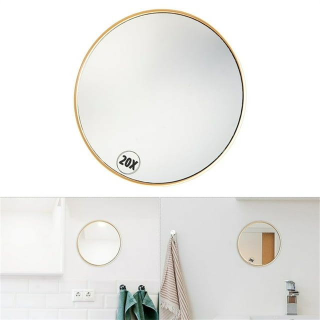 WIFKLSIIPG Bathroom Magnifying Mirrorr Suction Cup Mirrorr 20X Magnifying Cosmetics Mirrorr Φ150mm*20 Times Magnifying Mirrorr Concave Convenient Nail Three Suction Bathroom Makeup Suction