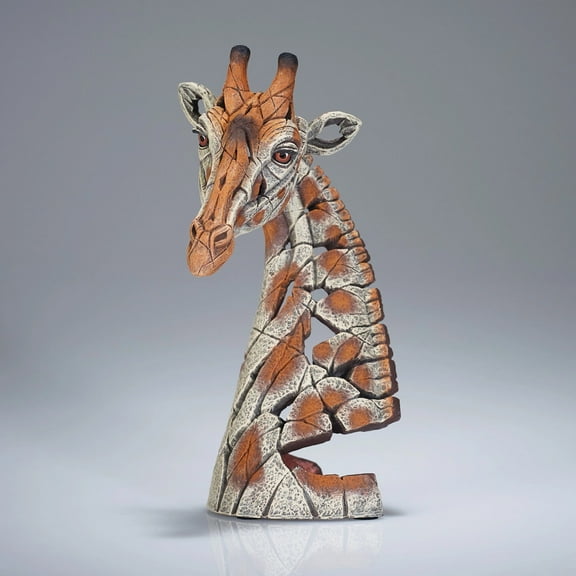 Edge Sculpture Miniature Giraffe Bust Figurine 7.29in H