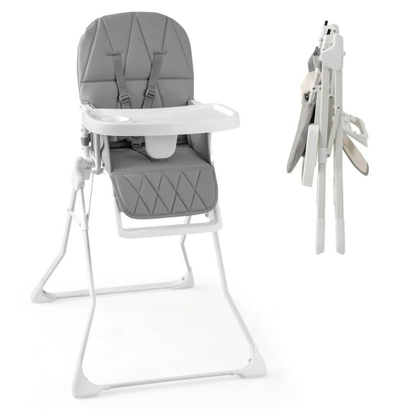Trona HONEY JOY plegable para bebés con bandeja y reposapiés