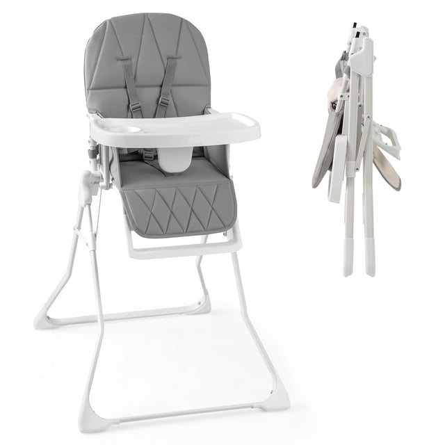 Trona HONEY JOY plegable para bebés con bandeja y reposapiés