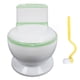 thumbnail image 1 of Children Toilet Ergonomic Safe Comfortable Adjustable Removable Potty Pot Portable Kids Potty Training Seat for Home Green, 1 of 2