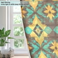 thumbnail image 4 of Yayeee Window Curtains Light Filtering 63"x42" Grommet Panel Pair Home Living Room Decor, Geometric Patterns, 4 of 7