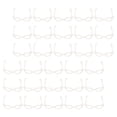 thumbnail image 3 of Mini gafas de 60 piezas para muñecas accesorios de plástico pequeños gafas accesorios de la casa de muñecas gafas pequeñas, 3 of 5