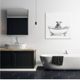 thumbnail image 4 of Stupell Industries Cottage Sheep in Bathtub Sketch Canvas Art, 30 x 30, by Victoria Borges, 4 of 8