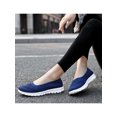 thumbnail image 6 of Gomelly Womens Flats Slip On Sneakers Comfort Casual Shoes Lightweight Sock Sneaker Work Sports Walking Shoe Dark Blue 5.5, 6 of 9