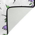 thumbnail image 4 of Coolnut Doodle Flowers Rose Area Rugs Colorful Large Non-Slip Floor Matative Carpets Doormat for Kitchen Living Dining Dorm Playing Room Bedroom 60 x 39inch Home Decor, 4 of 7