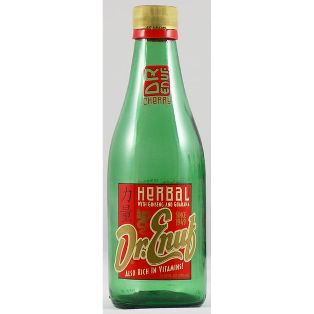 Dr. Enuf Herbal Cherry Drink, 10 Fl. Oz., 6 Count