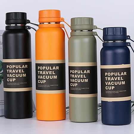 

Hadanceo 650/850/1100ML Vacuum Cup Large Capacity Leak-Proof Stainless Steel Thermal Insulation Drink Flask Household Supplies