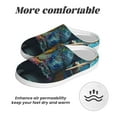 thumbnail image 6 of Haiem Whimsical Goat Artist Print Women's Fuzzy Memory Foam House Slipper Cozy Home Footwear Non-slip Winter Slippers-39/40, 6 of 7