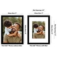 thumbnail image 7 of Americanflat 9x12 Picture Frame with Shatter-Resistant Glass with 6x8 Mat Display Photo Signature - Black, 7 of 7