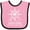 Pink and Black, variant on Inktastic Nags Head North Carolina Boys or Girls Baby Bib