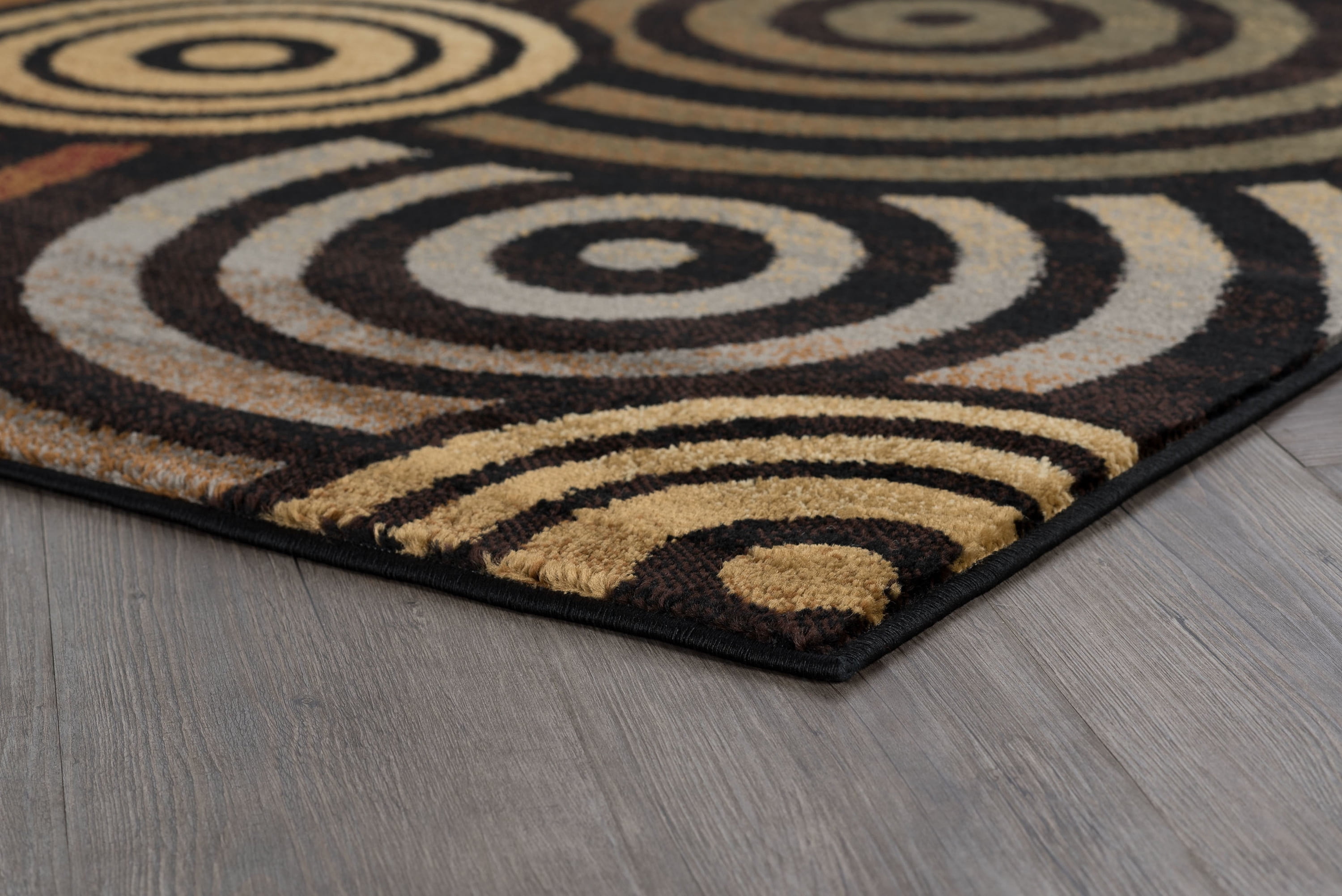 Contemporary 8x10 Area Rug (7'6'' x 9'10'') Geometric Multi-Color Living Room Easy to Clean