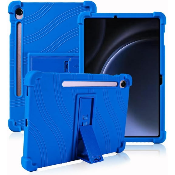 elitegadget Case for Samsung Galaxy Tab S10 Lite 10.9" / Galaxy Tab S10 FE 10.9" - Lightweight Silicone Stand Cover Case (Blue)