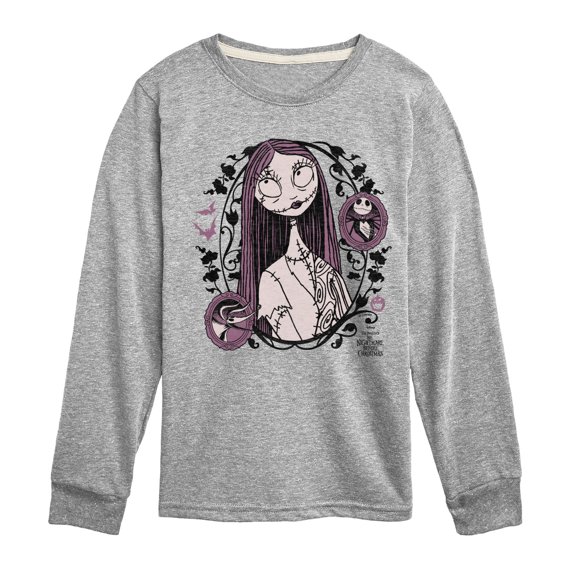 The Nightmare Before Christmas - Sally Art Nouveau - Youth Boys Long Sleeve Graphic T-Shirt
